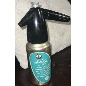 Kidde soda king used for sparkling water or carbonated beverages at home 60's